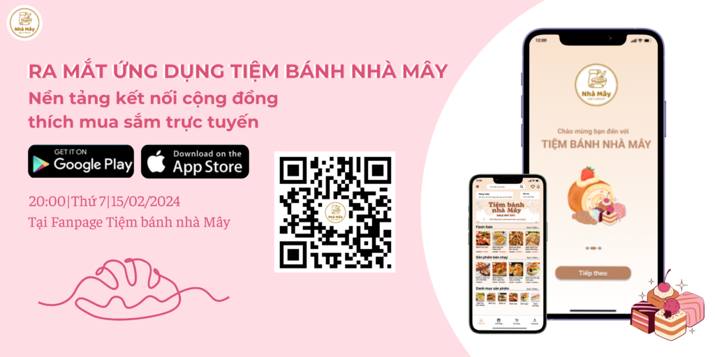 Ra mắt ứng dụng Tiệm bánh nhà mây