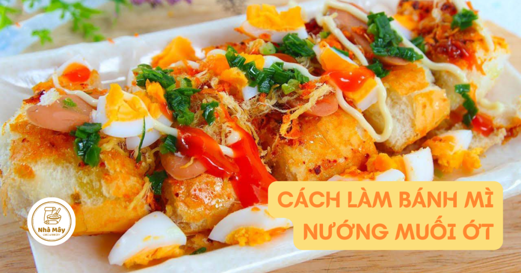 hình ảnh bánh mì nướng muối ớt